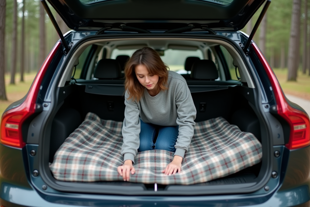 Faire un lit à l’arrière d’une voiture : astuces et étapes essentielles