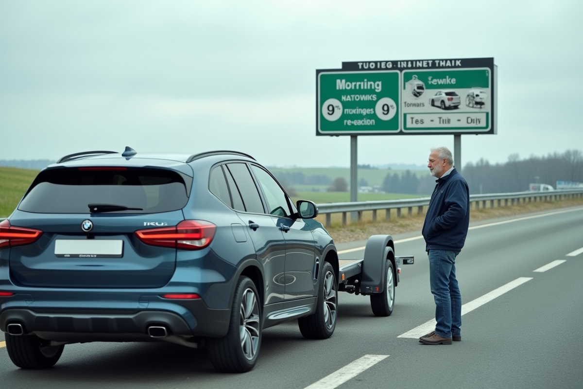 Restrictions de remorquage sur autoroutes à trois voies : ce qu’il faut savoir